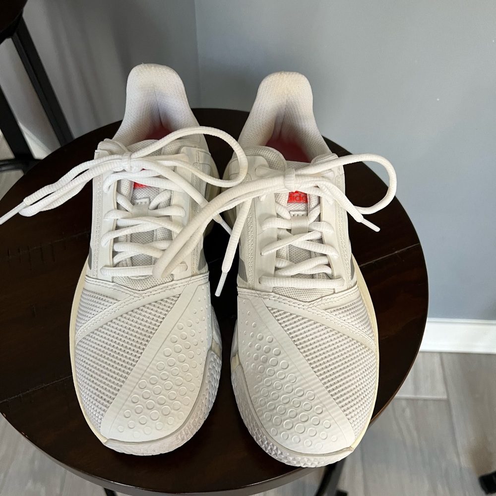 Adidas Game Court girls white shoes